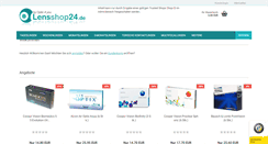 Desktop Screenshot of lensshop24.de